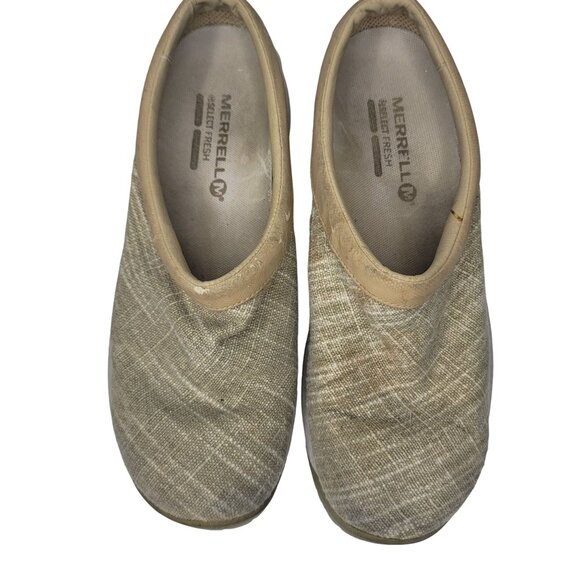 Merrell Women's Rucksack Performance Footwear Size 9 US Beige & Tan Slip-On Shoe - Picture 6 of 9